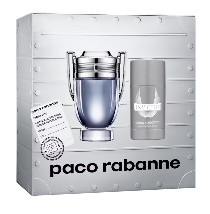 Paco Rabanne Invictus - EDT 100 ml + tuhý deodorant 75 ml