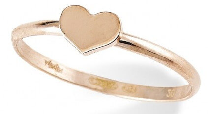 Amen -  Růžově pozlacený stříbrný prsten Pray, Love AHR 52 mm
