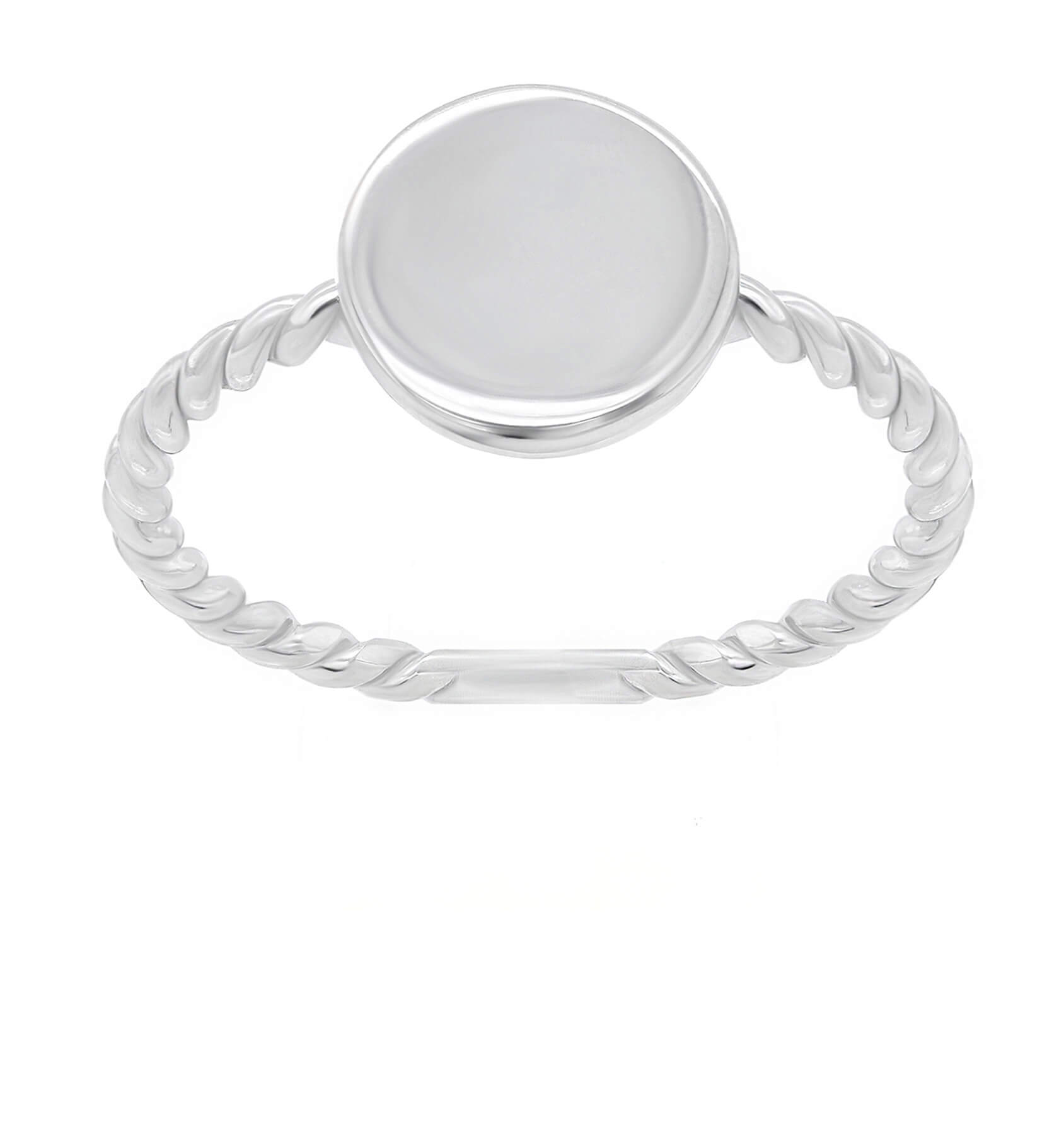 Brilio Silver Minimalistický stříbrný prsten GR106W 50 mm