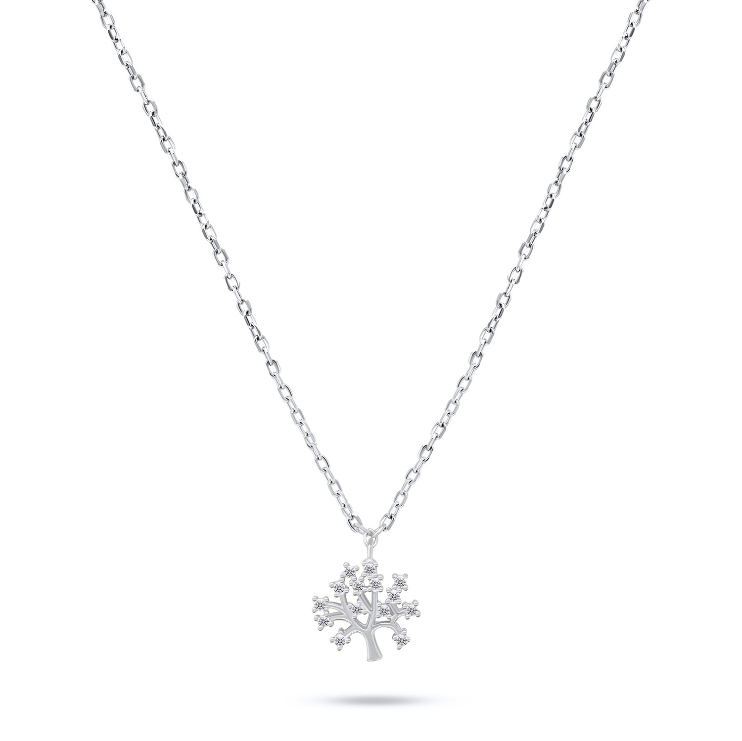 Brilio Silver Okouzlující stříbrný náhrdelník Strom života NCL104W
