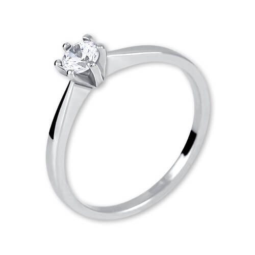 Brilio Silver Stříbrný zásnubní prsten 426 001 00501 04 53 mm