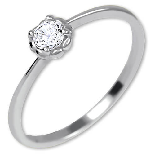 Brilio Silver -  Stříbrný prsten s krystalem 426 001 00538 04 51 mm