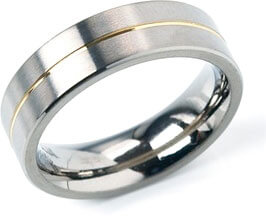 Boccia Titanium Snubní titanový prsten 0101-21 60 mm