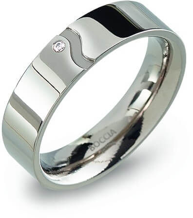 Boccia Titanium Snubný titánový prsteň 0147-02 53 mm