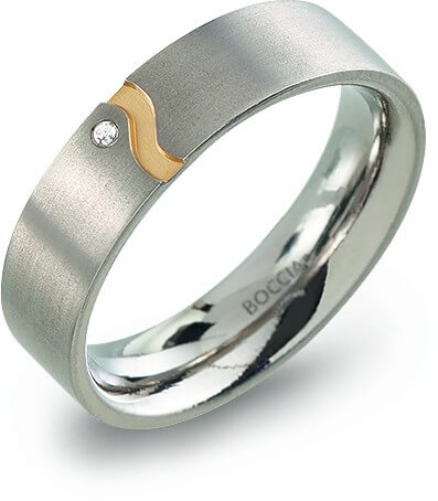 Boccia Titanium Snubní titanový prsten 0147-04 49 mm