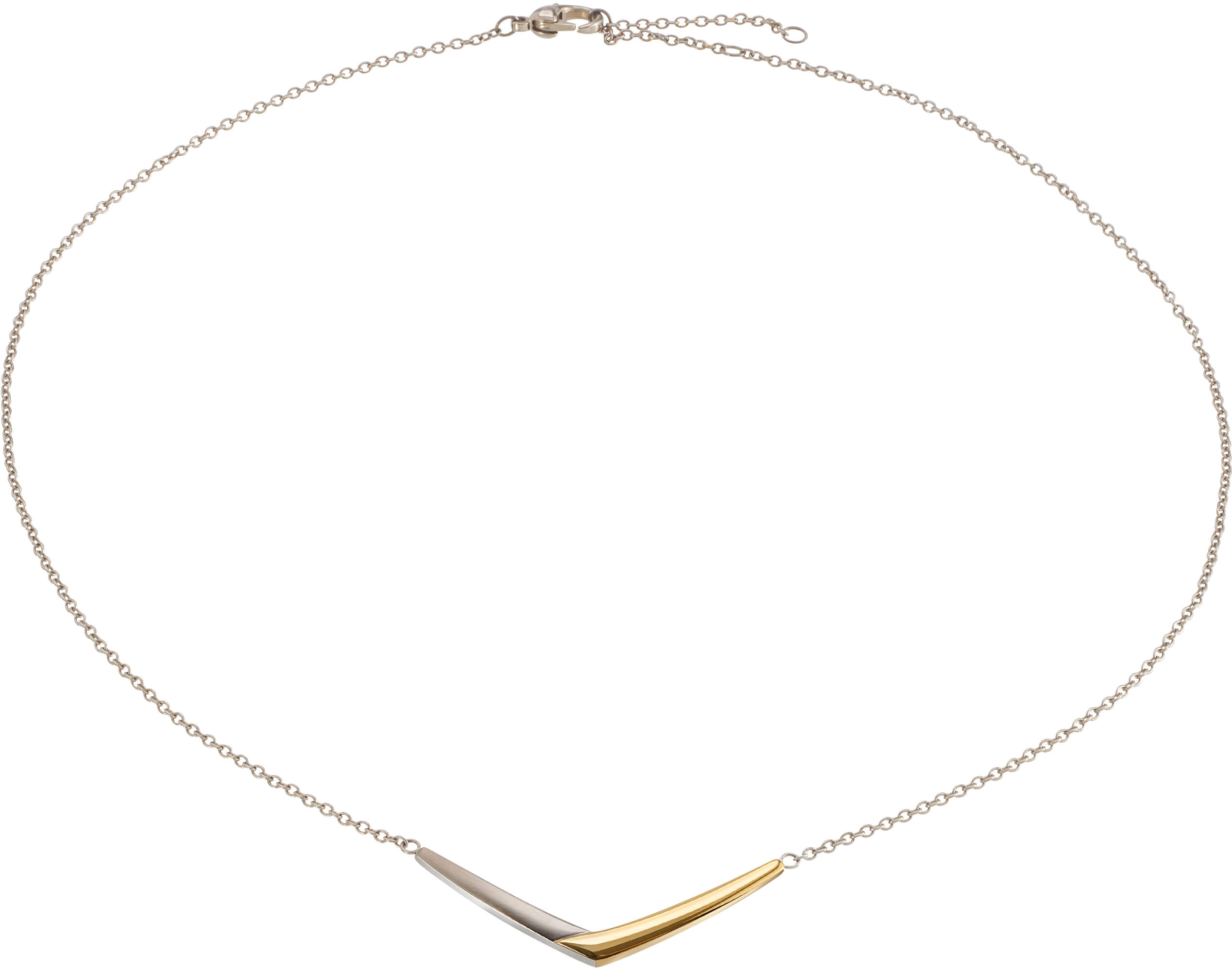 Boccia Titanium -  Titanový bicolor náhrdelník s ozdobou 08046-02
