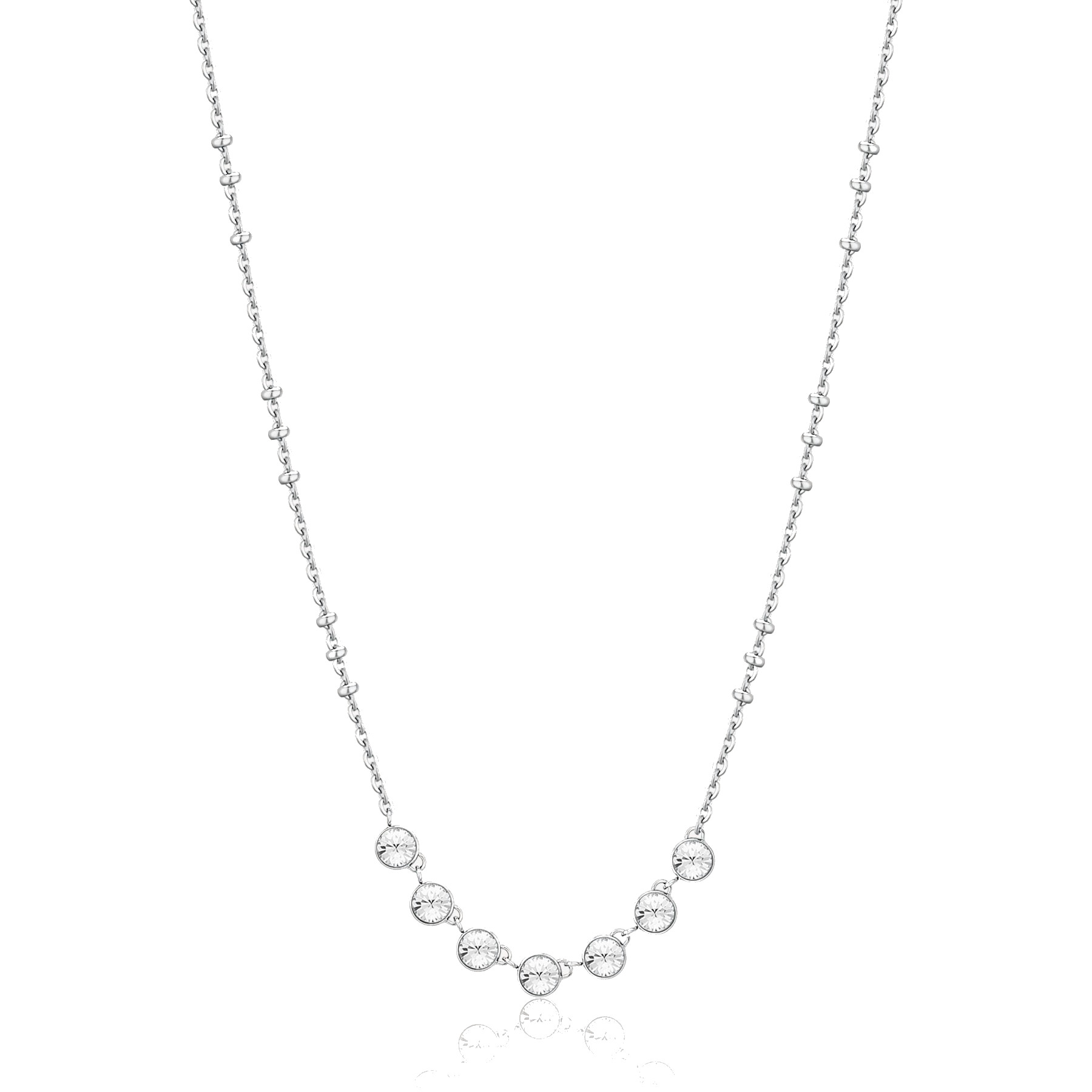 Brosway Pôvabný náhrdelník s čírymi kryštálmi Symphonia BYM133