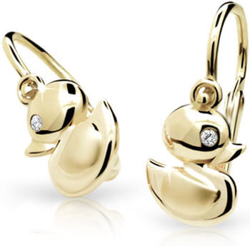 Cutie Jewellery Zlaté dětské náušnice C1954-10-10-X-1