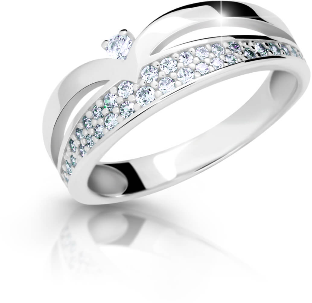Cutie Jewellery Krásný třpytivý prsten se zirkony Z6820-2544-10-X-2 56 mm