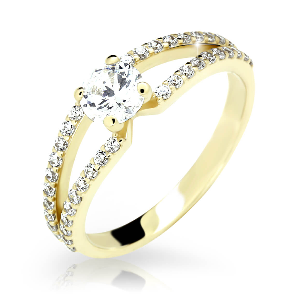 Cutie Jewellery Krásný třpytivý prsten Z6832-2358-10-X-1 62 mm