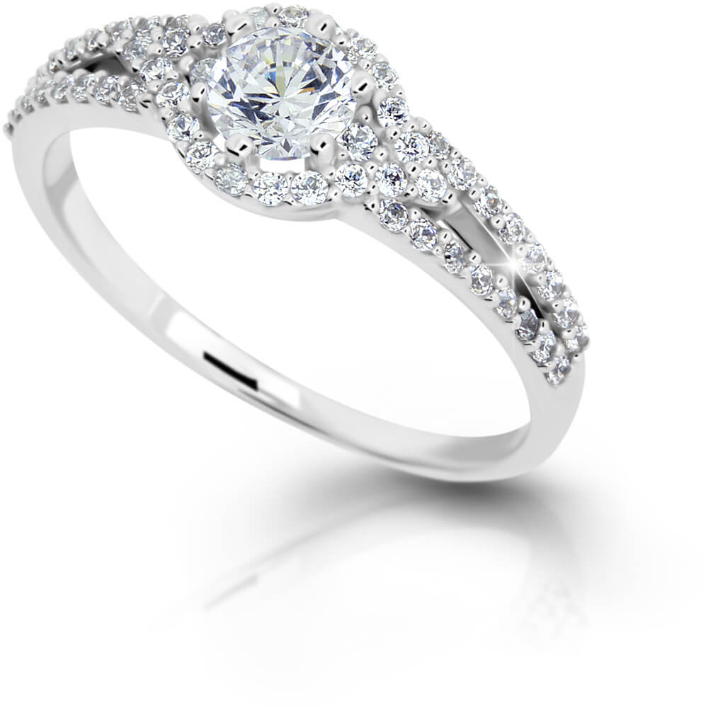 Cutie Jewellery Luxusní prsten se zirkony Z6816–2802-10-X-2 63 mm