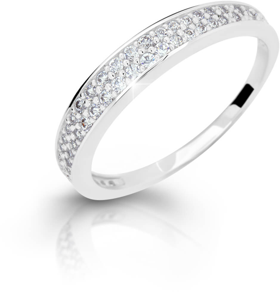 Cutie Jewellery Nadčasový prsten z bílého zlata se zirkony Z6810–2649-10-X-2 52 mm