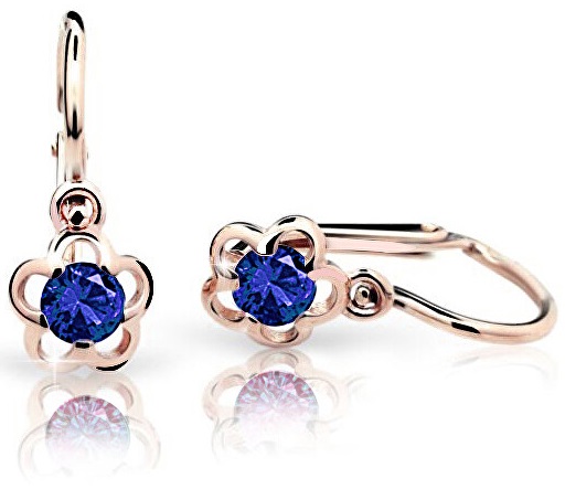 Cutie Jewellery Detské náušnice C1945-10-X-4 modrá