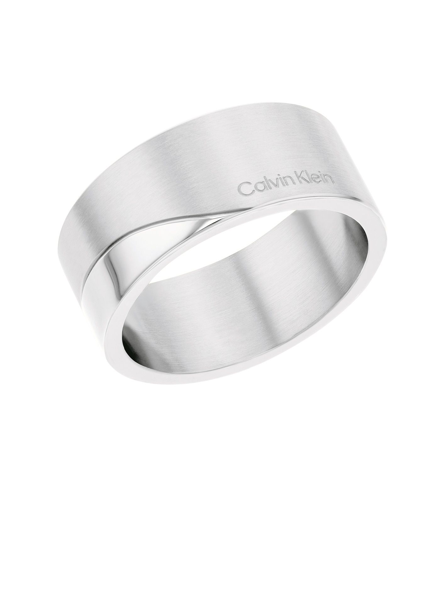 Calvin Klein Elegantní ocelový prsten Minimal Circular 35000198 52 mm