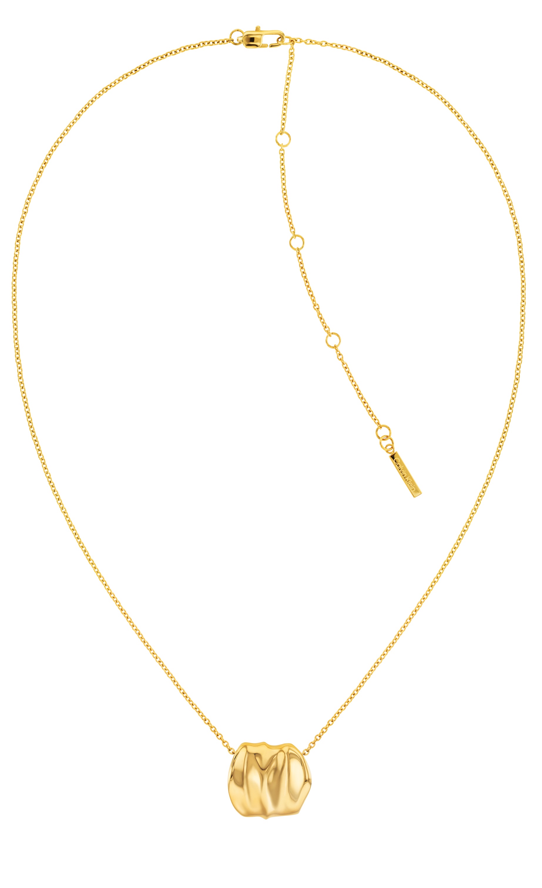 Calvin Klein Minimalistický pozlacený náhrdelník pro ženy Elemental 35000639