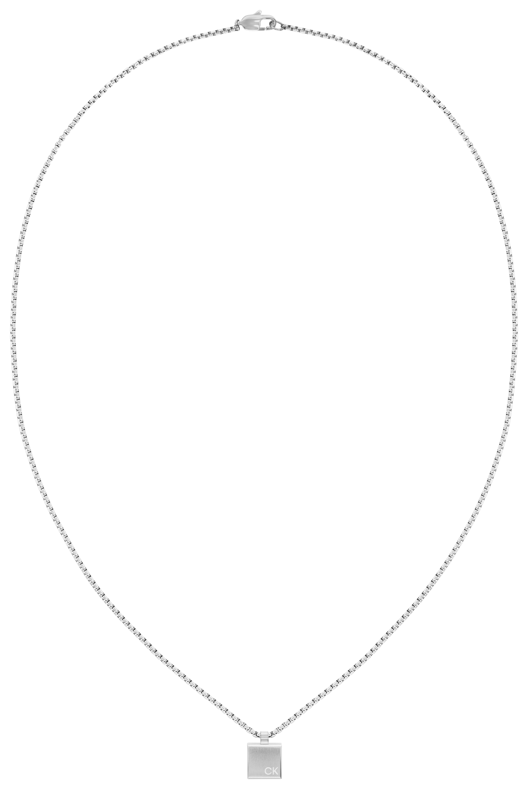 Calvin Klein Moderný oceľový náhrdelník Sculptural 35000486