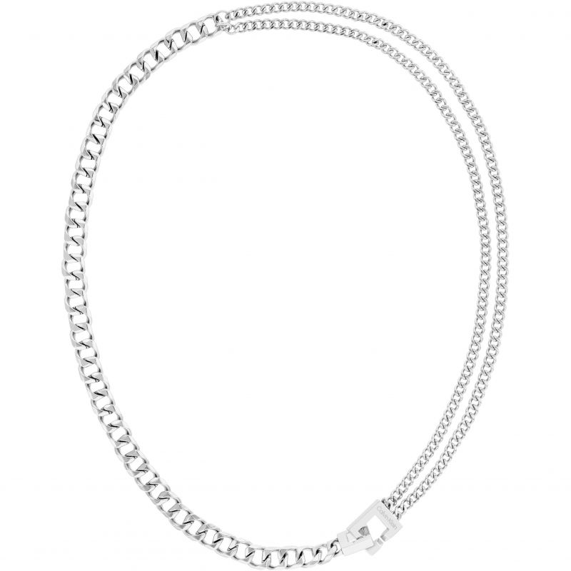 Calvin Klein Módny oceľový náhrdelník Divergent Links 35000465