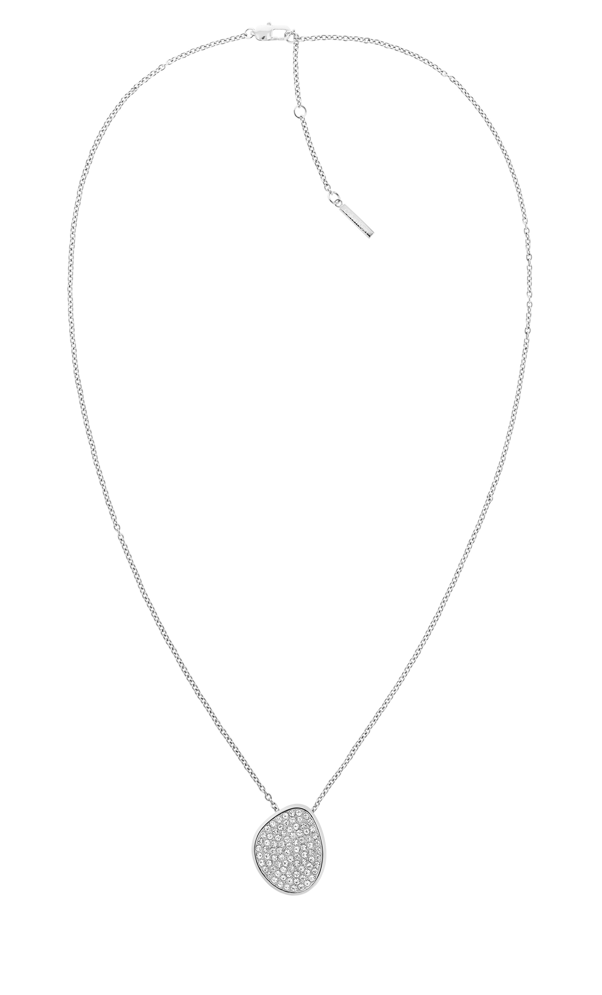 Calvin Klein Slušivý ocelový náhrdelník s krystaly Fascinate 35000222