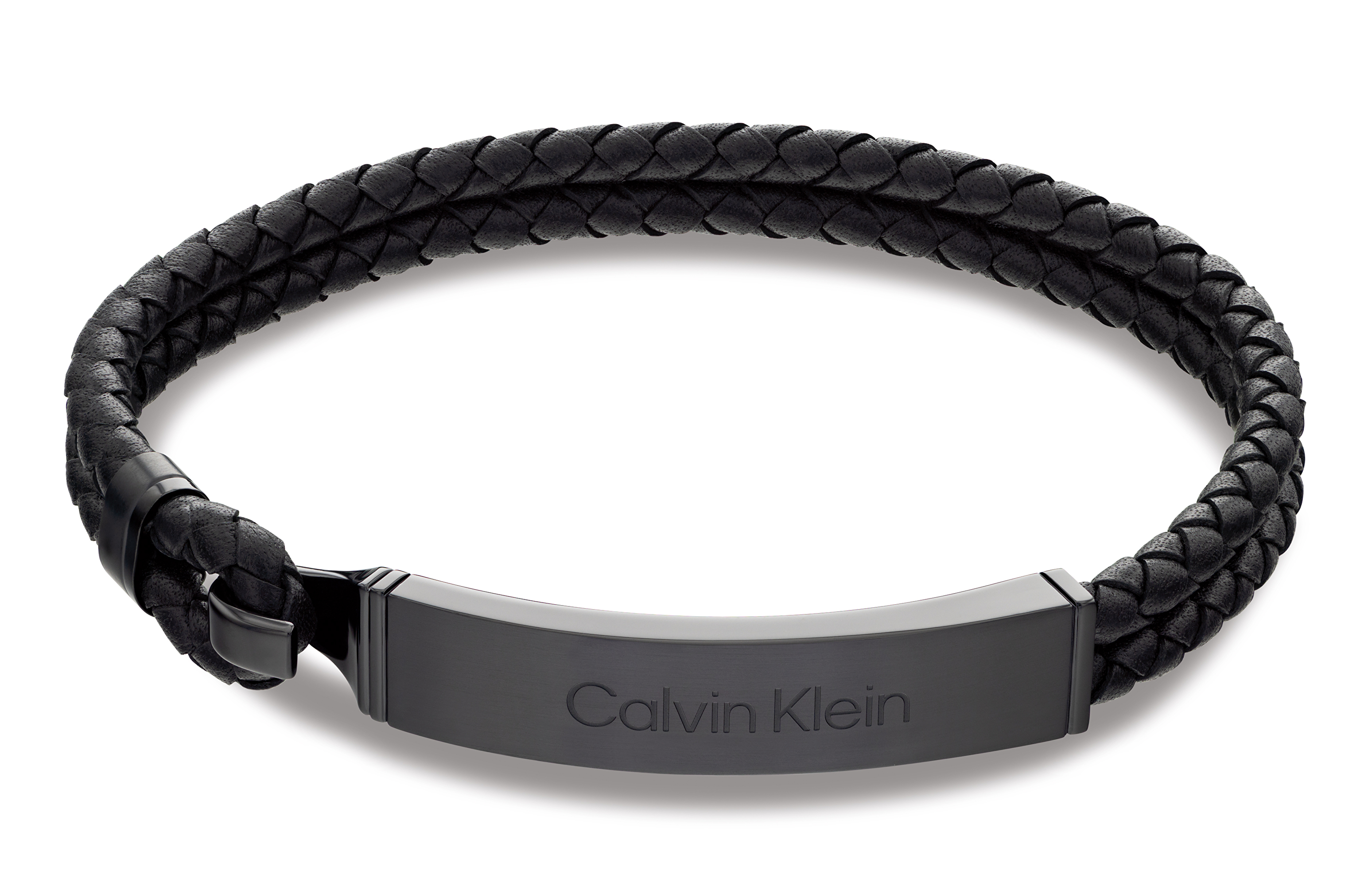 Calvin Klein Stylový kožený náramek pro muže Iconic 35000406