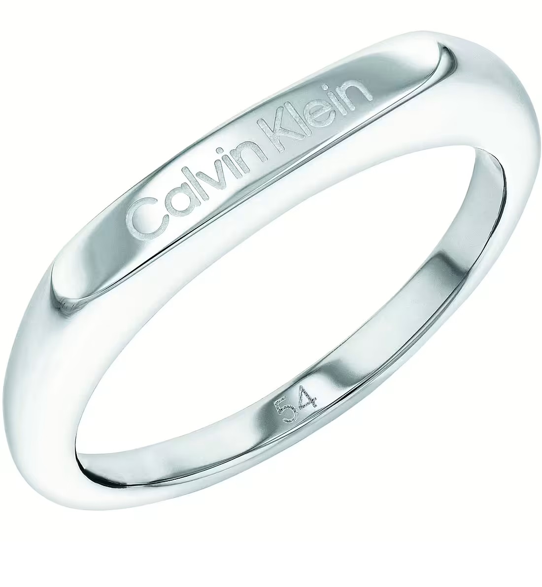 Calvin Klein Stylový prsten z oceli Faceted 35000187 54 mm