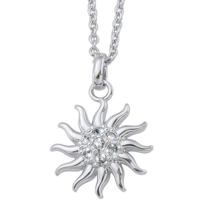 CRYSTalp Krásný náhrdelník s krystaly Energy Sun 32171.R