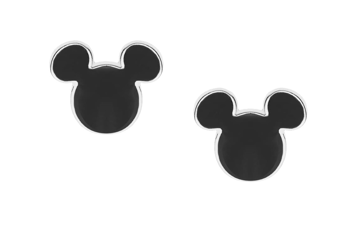 Disney Blyštivé strieborné náušnice Mickey Mouse ES00063SL.CS