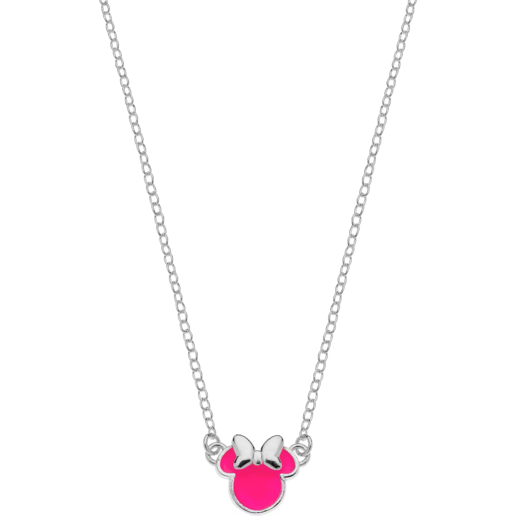 Disney Krásny oceľový náhrdelník Minnie Mouse NS00039SL-157.CS