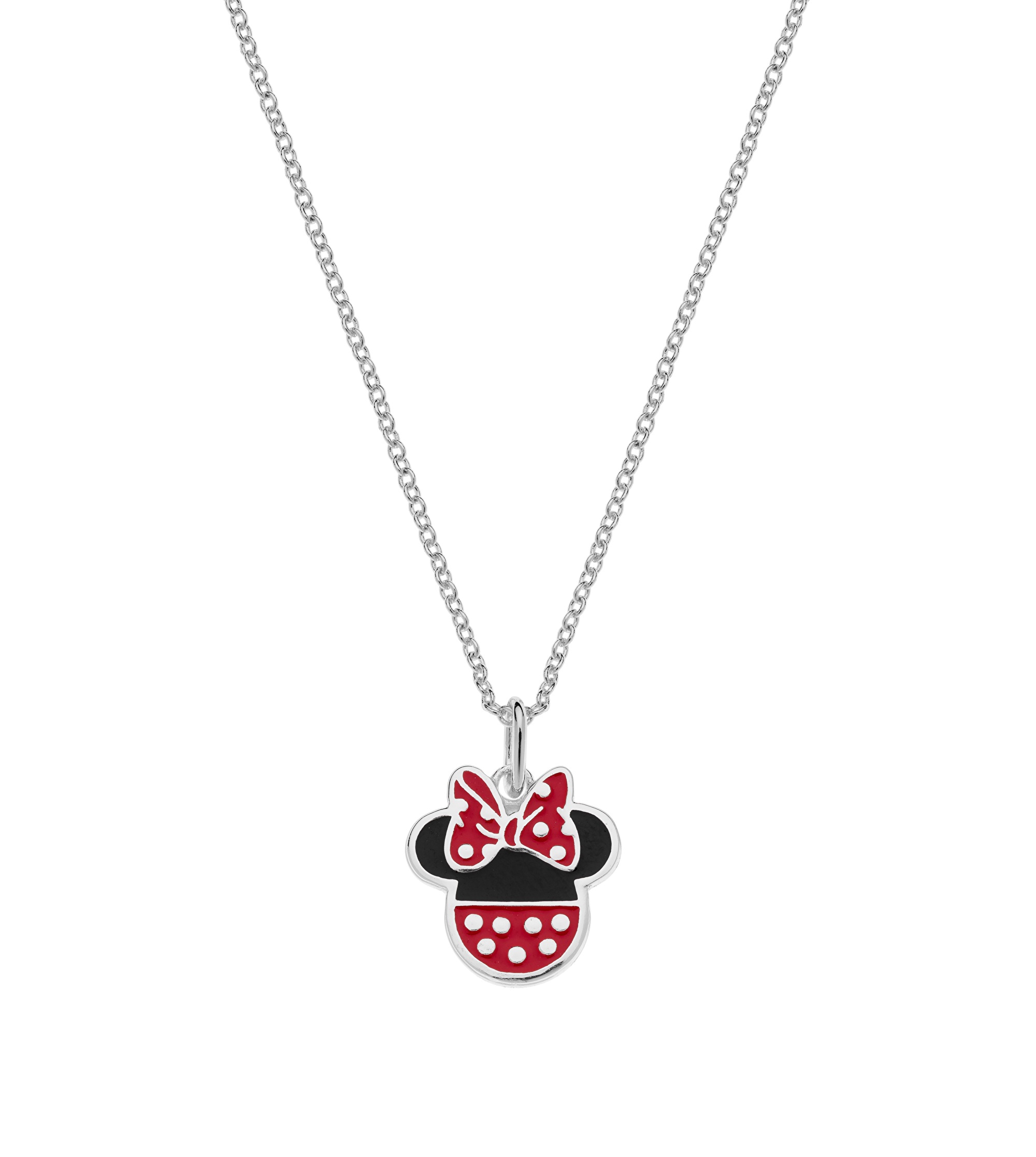 Disney Krásny strieborný náhrdelník Minnie Mouse NS00028SL-157.CS