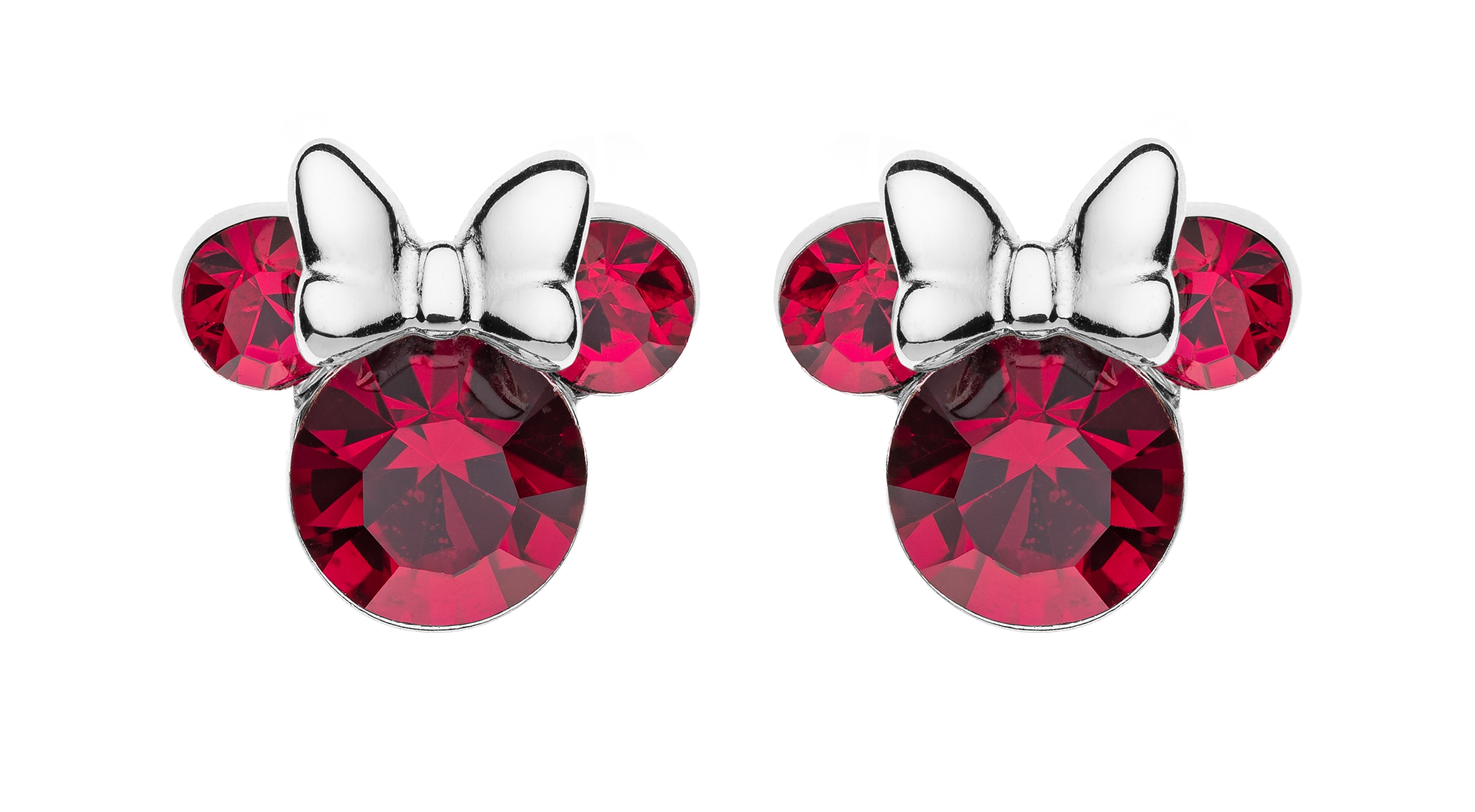 Disney Trblietavé strieborné náušnice kôstky Minnie Mouse ES00028SJUYL.CS