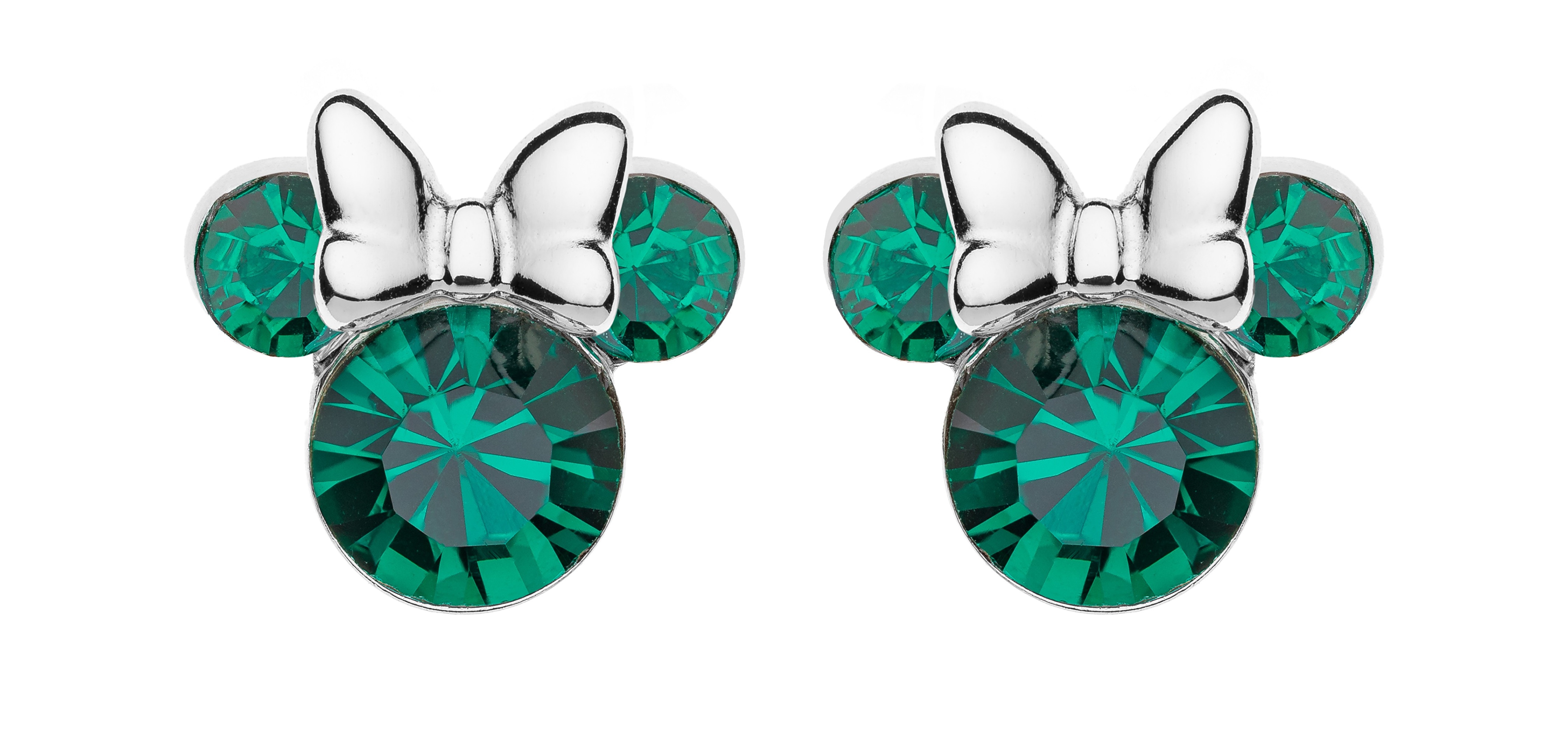 Disney Trblietavé strieborné náušnice kôstky Minnie Mouse ES00028SMAYL.CS
