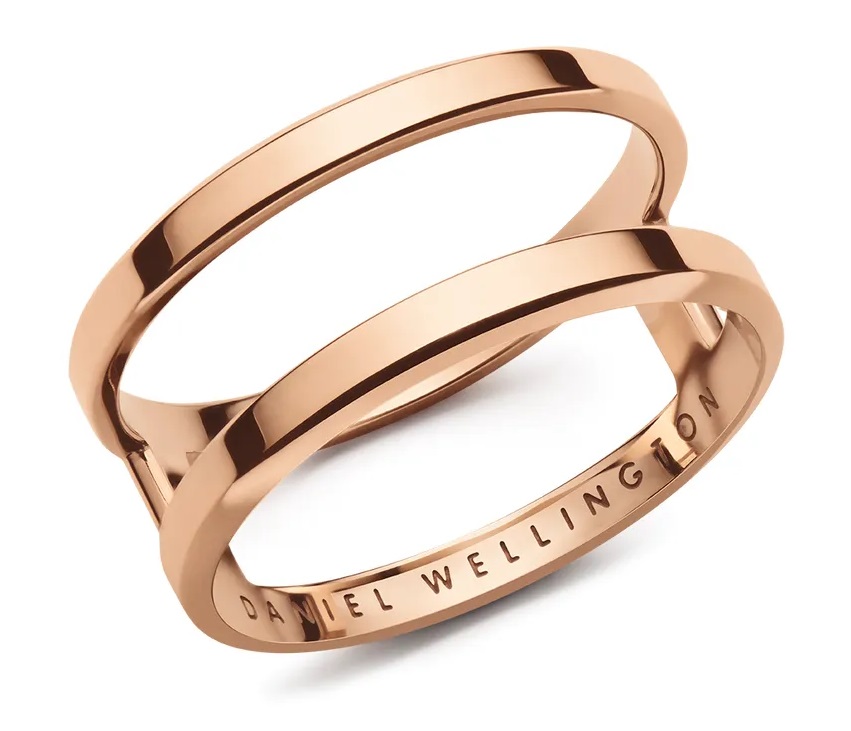 Daniel Wellington Výrazný bronzový prsteň Elan DW0040011 60 mm