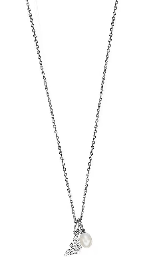 Emporio Armani Stylový stříbrný náhrdelník se zirkony EG3574040