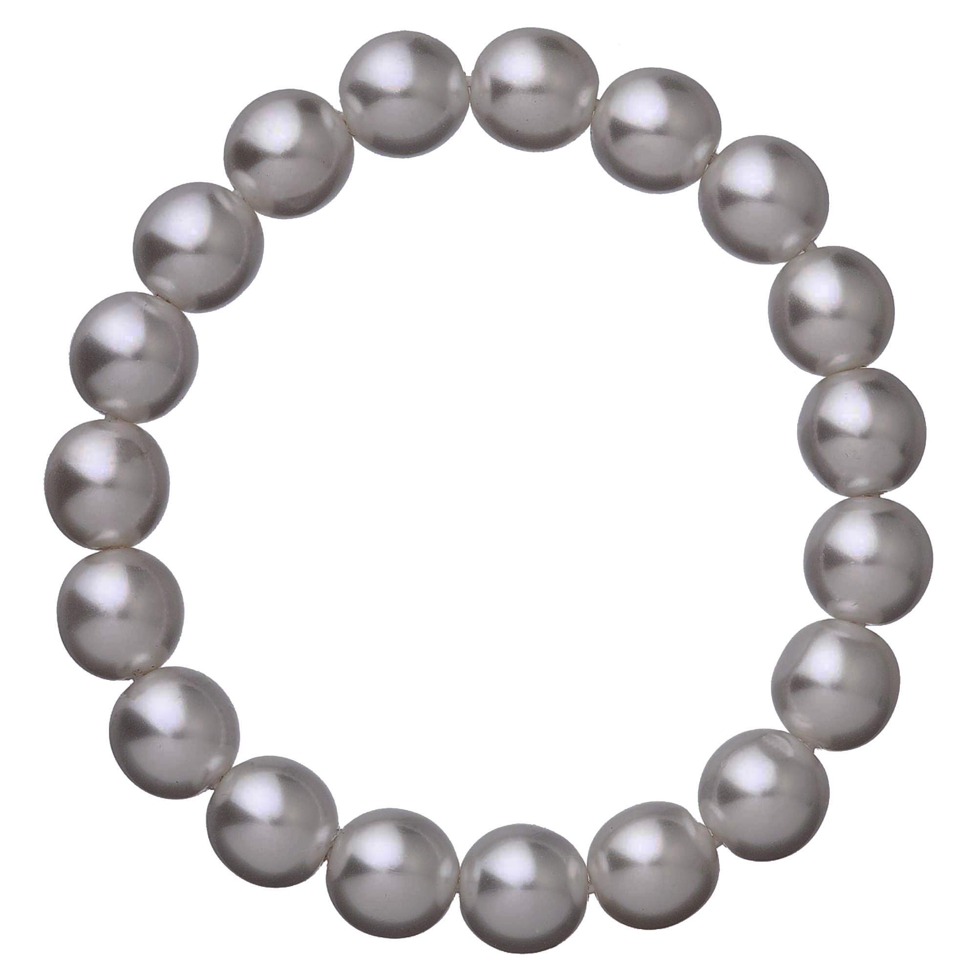 Evolution Group Elegantný perlový náramok 56010.3 grey