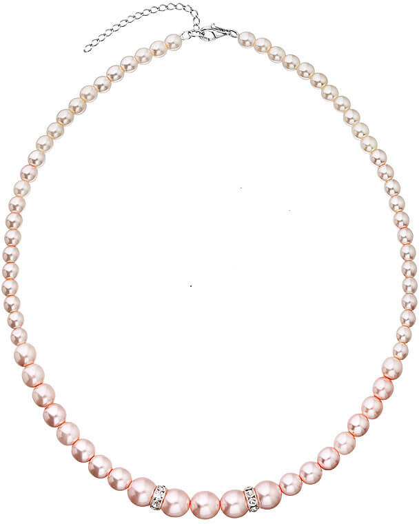 Evolution Group Romantický korálek náhrdelník Rosaline Pearls 32036.3