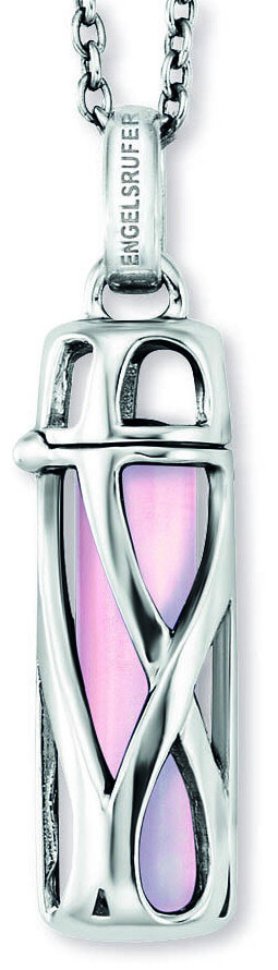 Engelsrufer Dizajnový náhrdelník s príveskom a ruženínom veľ. S ERN-HEAL-RQ-S (retiazka, prívesok)