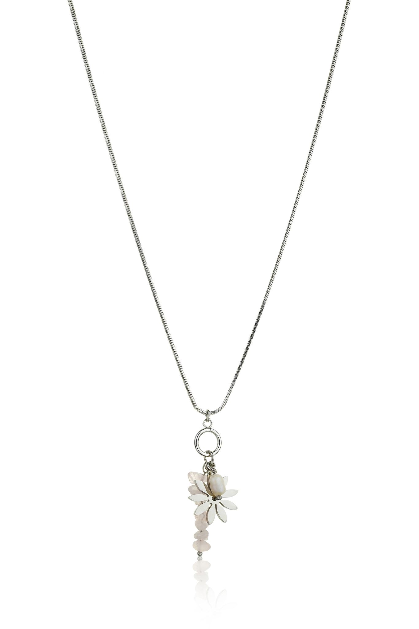 Emily Westwood Něžný ocelový náhrdelník EWN23045S