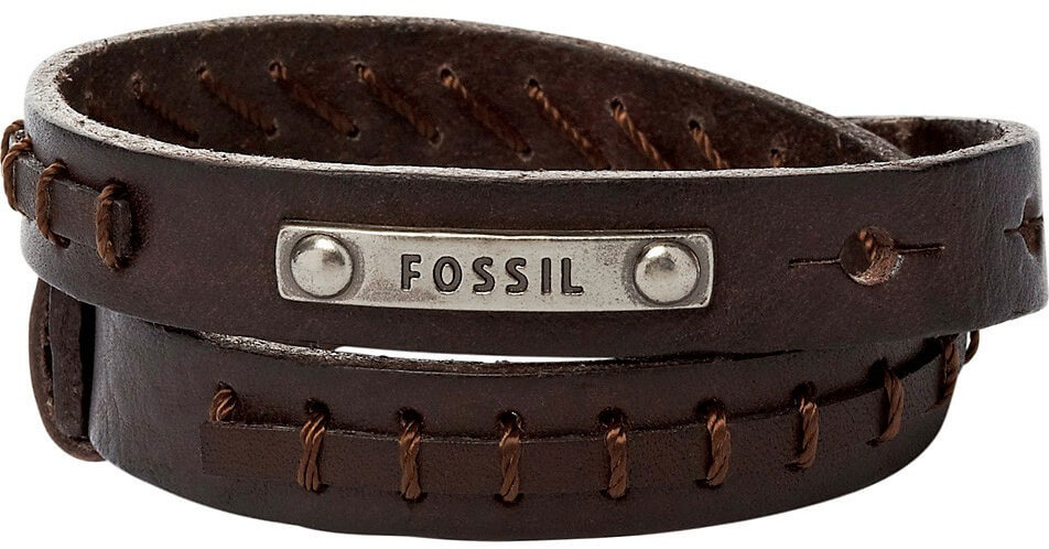 Fossil -  Pánský kožený náramek JF87354040