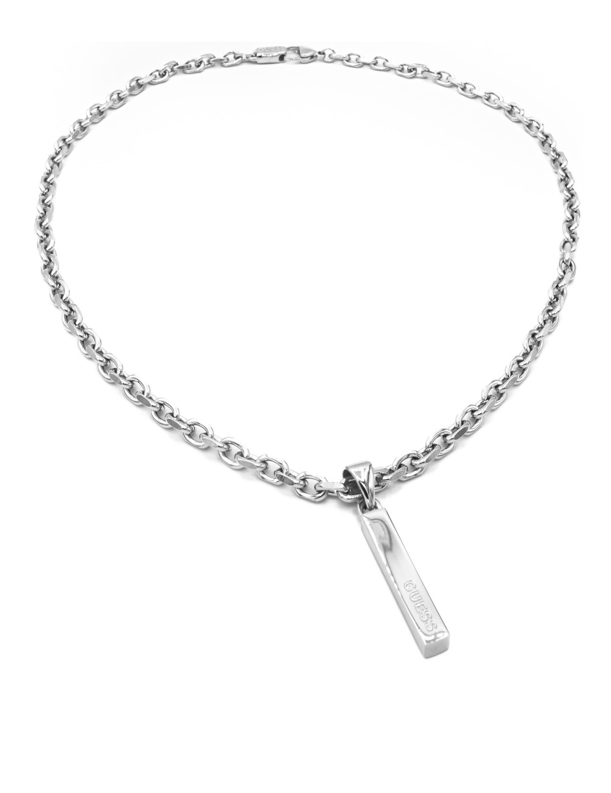 Guess Štýlový oceľový náhrdelník X Plate JUXN03001JWSTT/U