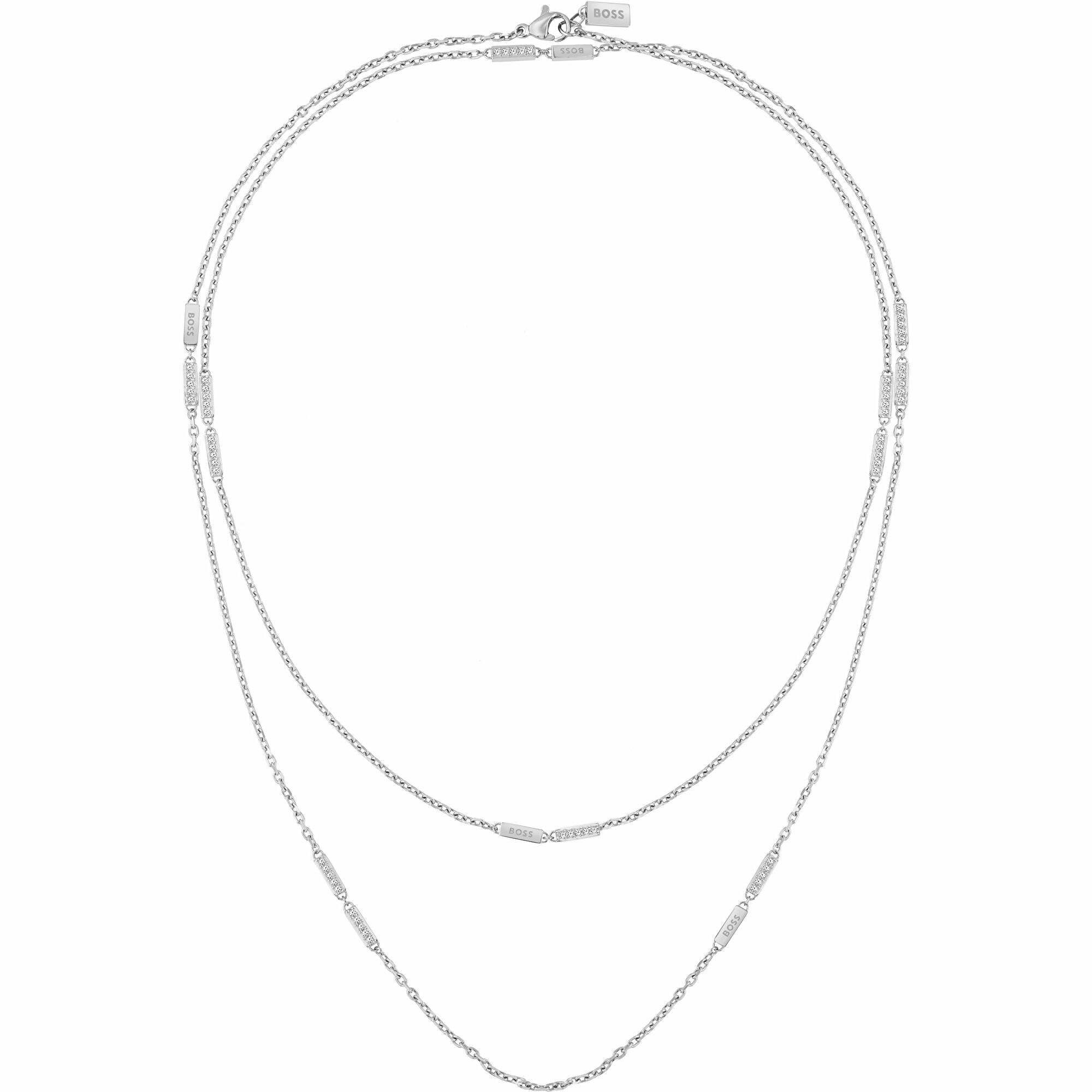 Hugo Boss Krásny oceľový náhrdelník Larya 1580447