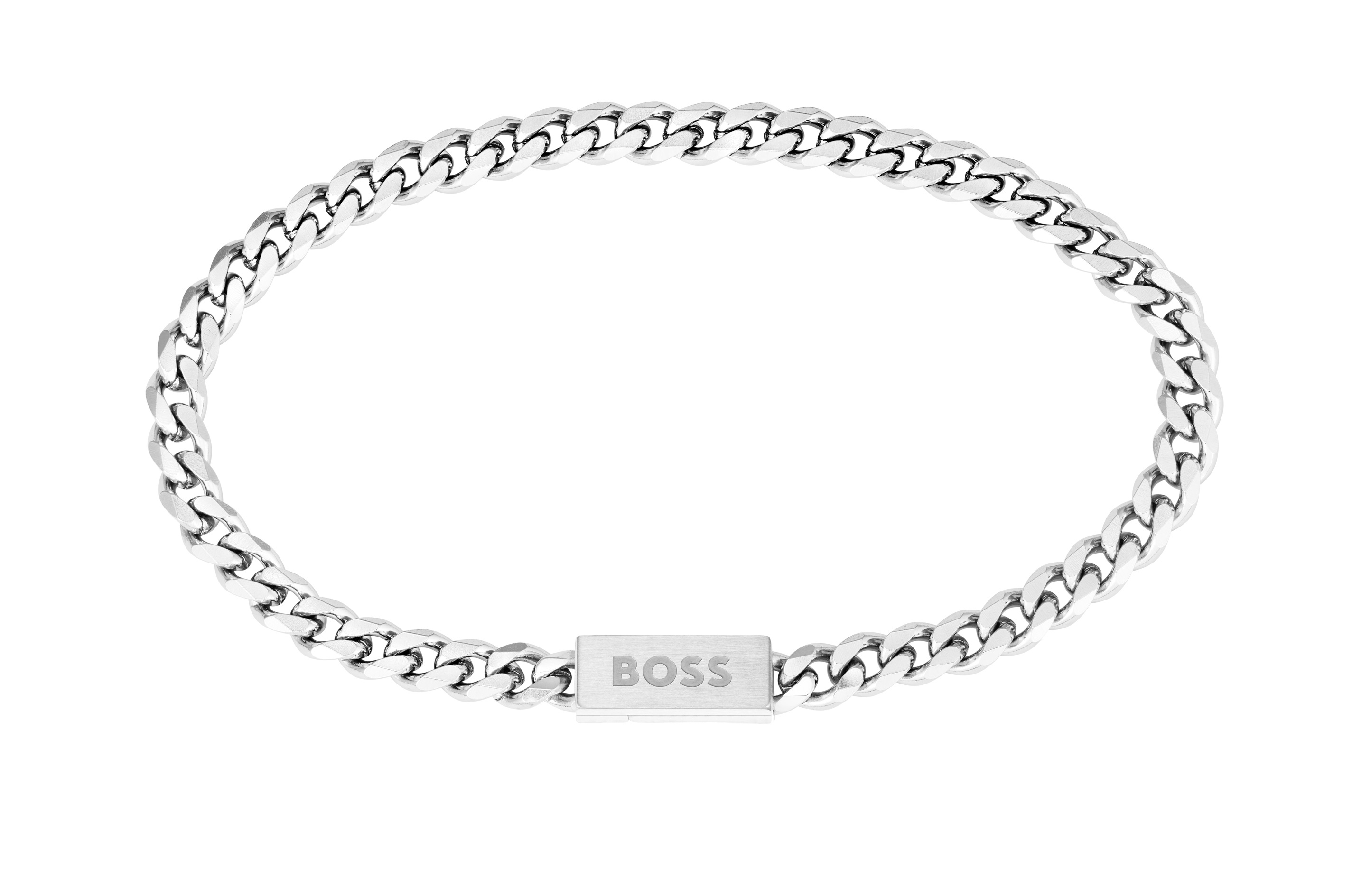 Hugo Boss Nadčasový pozlacený náramek Chain for Him 1580556 19 cm
