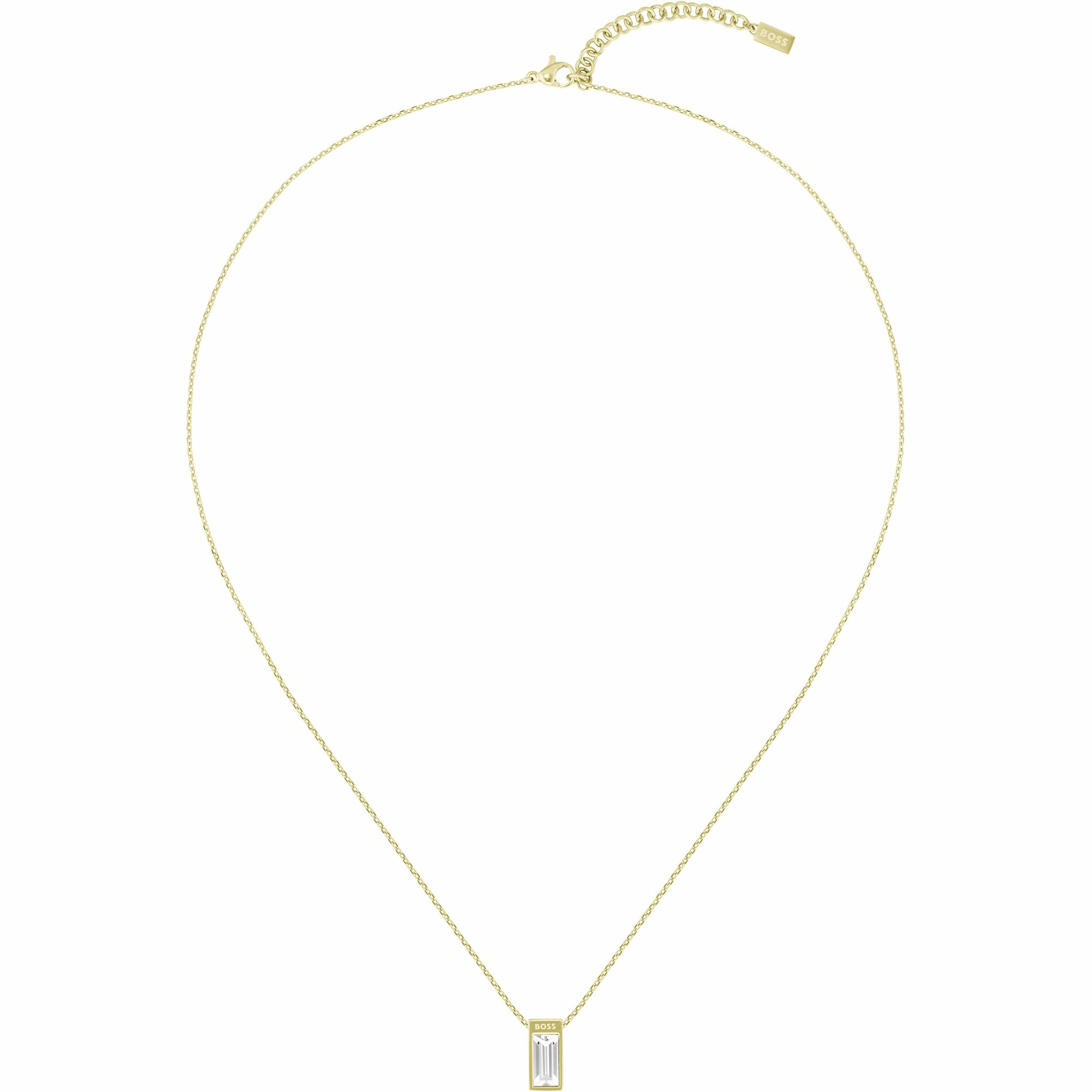 Hugo Boss Půvabný pozlacený náhrdelník Clia 1580409