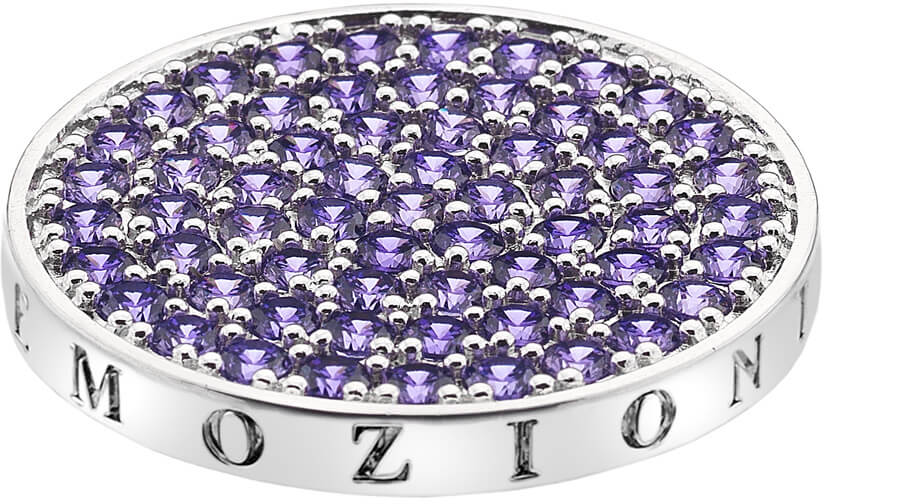 Hot Diamonds Přívěsek Emozioni Scintilla Violet Spirituality EC352_EC353 2,5 cm