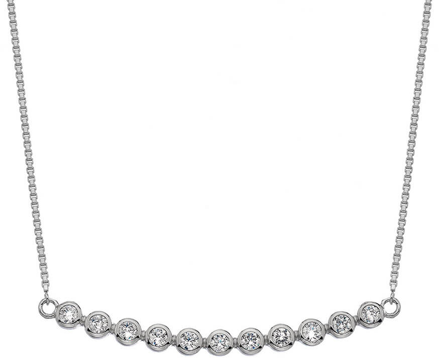 Hot Diamonds Strieborný náhrdelník Emozioni Luminoso EN002