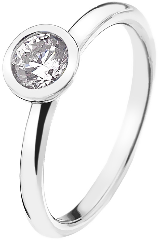 Hot Diamonds Strieborný prsteň Emozioni scintilla Clear Innocence ER018 51 mm