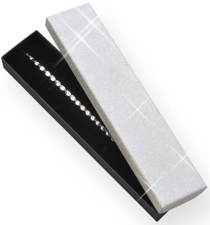 JK Box Dárková krabička na náramek nebo náhrdelník MG-9/AG