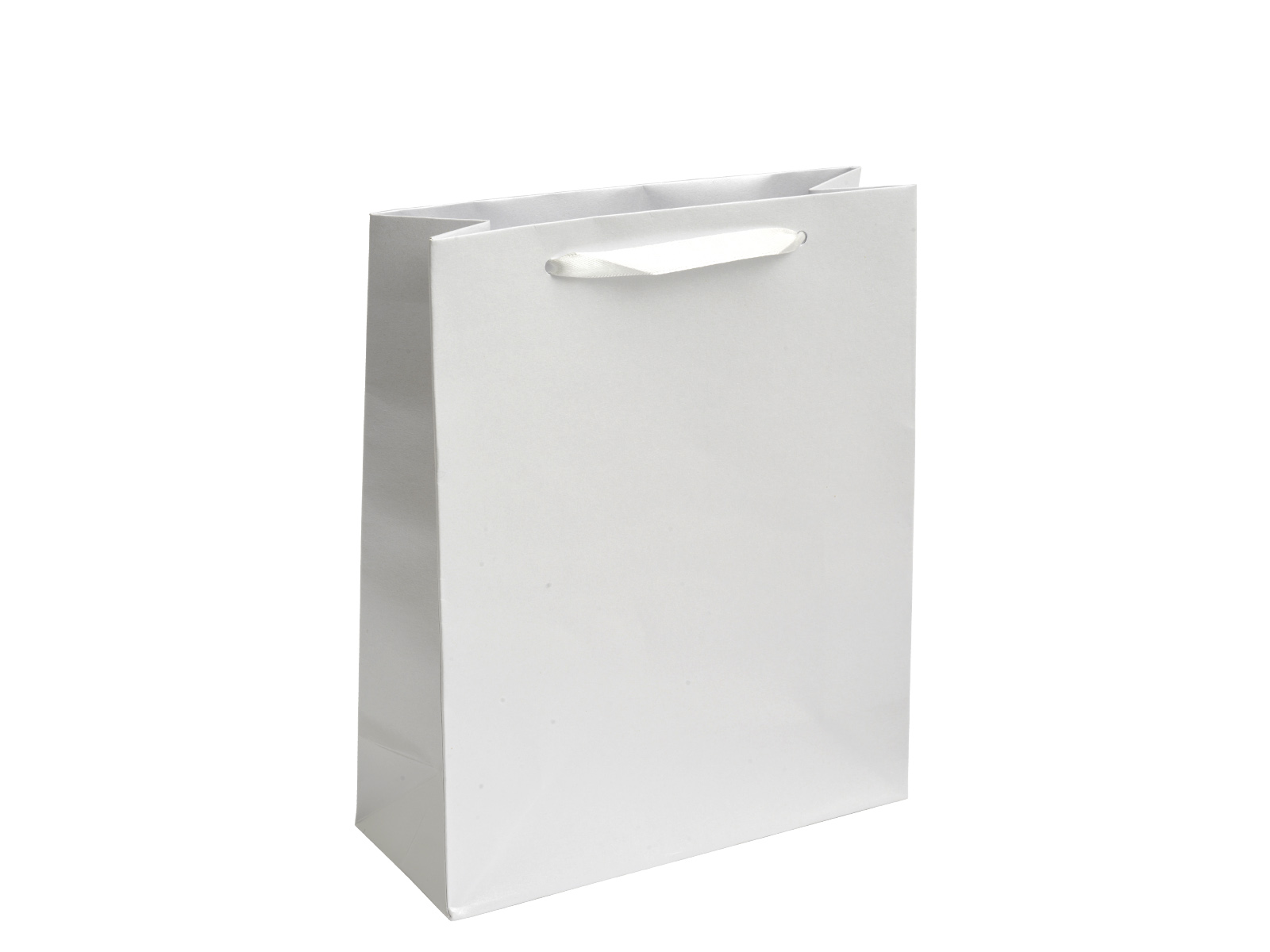 JK Box -  Dárková papírová taška bílá EC-8/A1