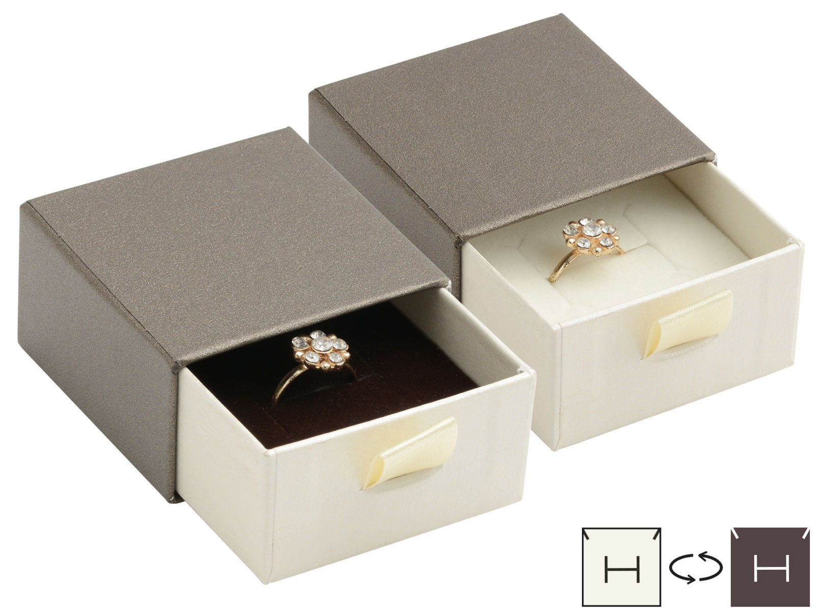 JK Box Moderná darčeková krabička na súpravu šperkov DE-4/A21/A20