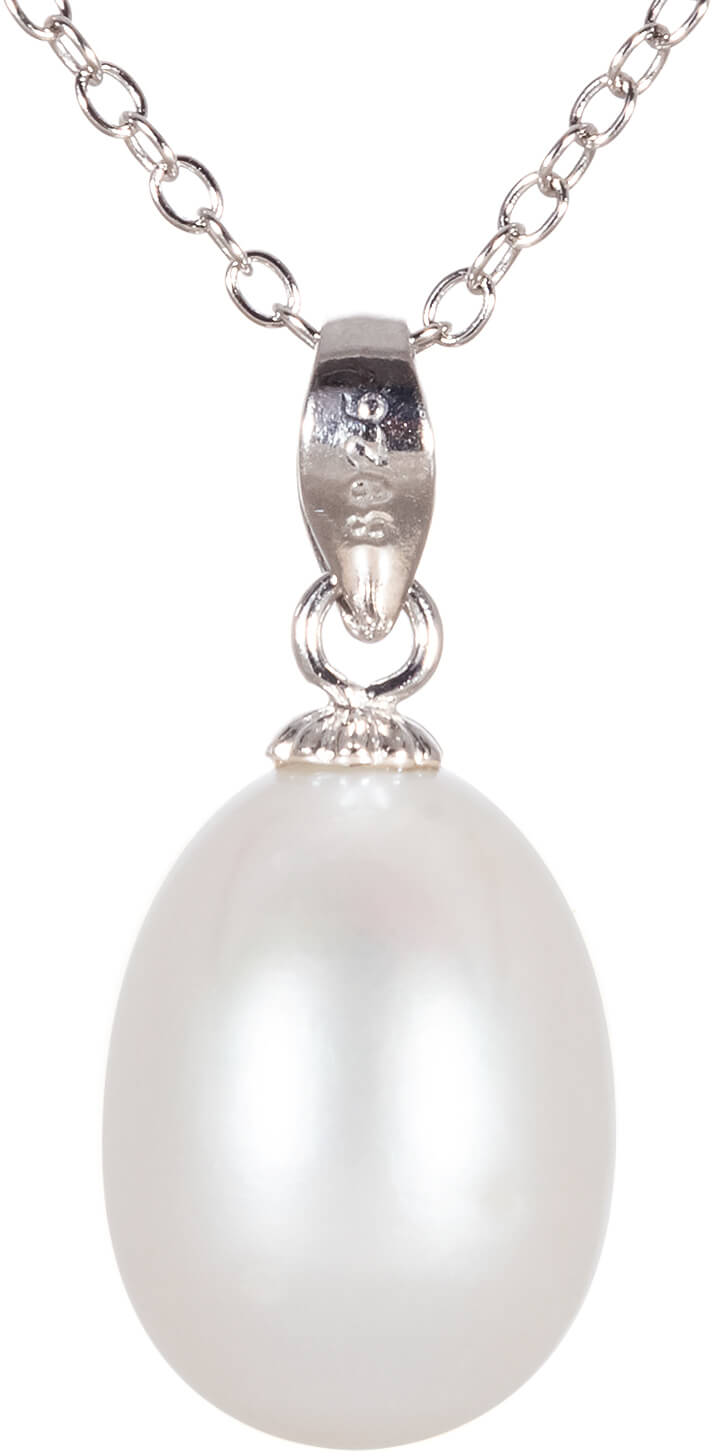 JwL Luxury Pearls -  Přívěsek s pravou bílou perlou JL0437