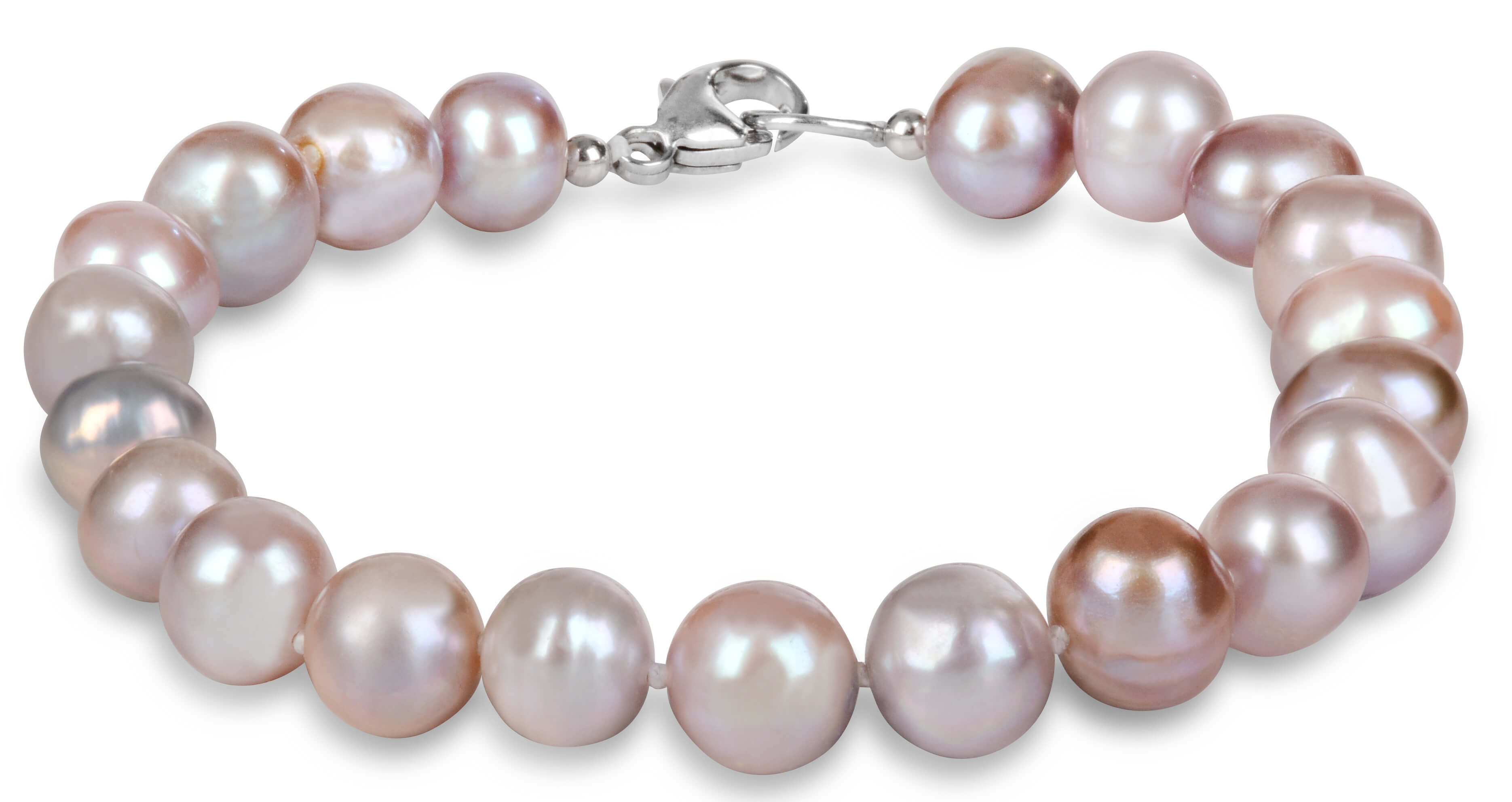 JwL Luxury Pearls -  Náramek z pravých růžových perel JL0361