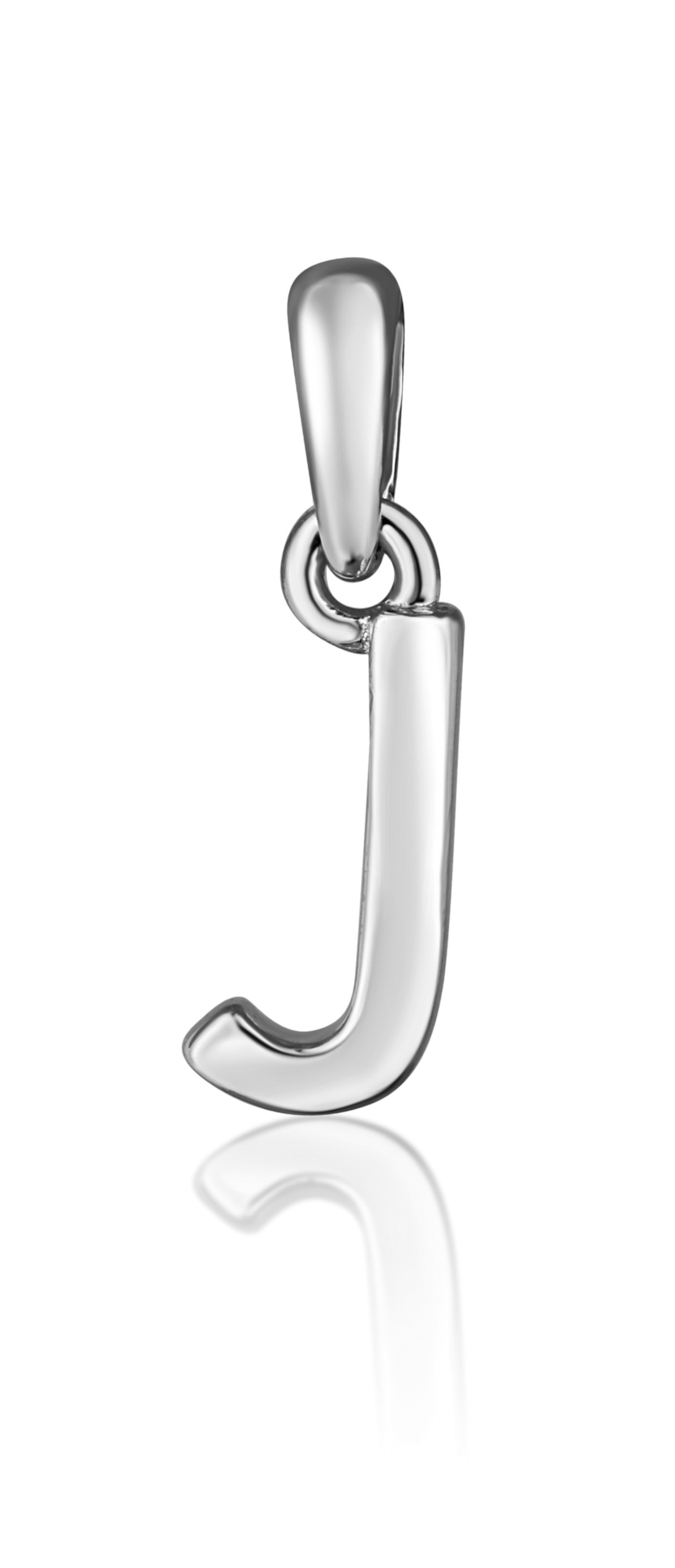 JVD Minimalistický stříbrný přívěsek písmeno 